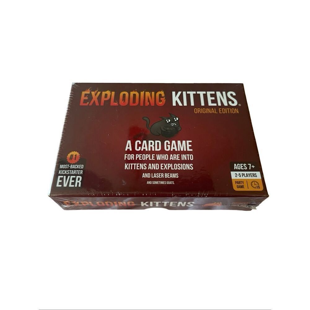New Exploding Kittens Original Edition 2-5 Players Sealed‎ Card Game
